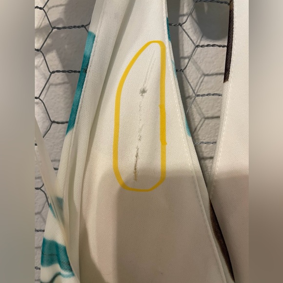 Speechless Women's White and Blue Dress Size Small - Picture 5 of 5